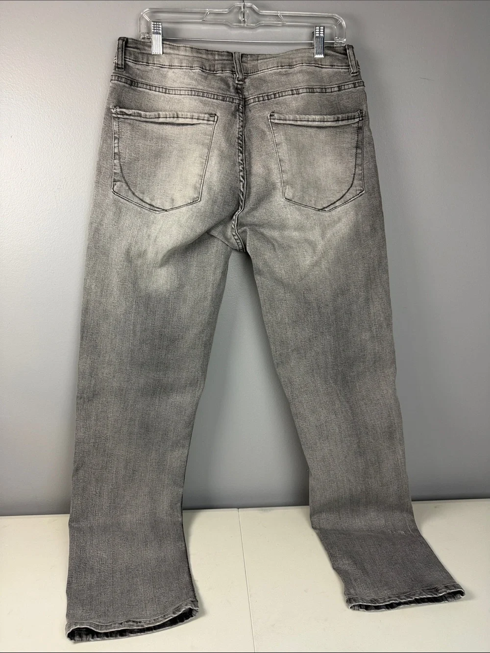Paper Denim & Cloth Men’s Gray Faded Straight Jeans Size 32x30